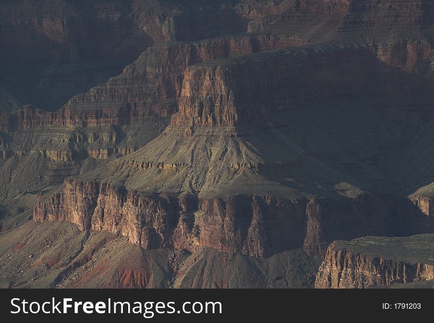 Scenic View of Grand Canyon in Morning Light