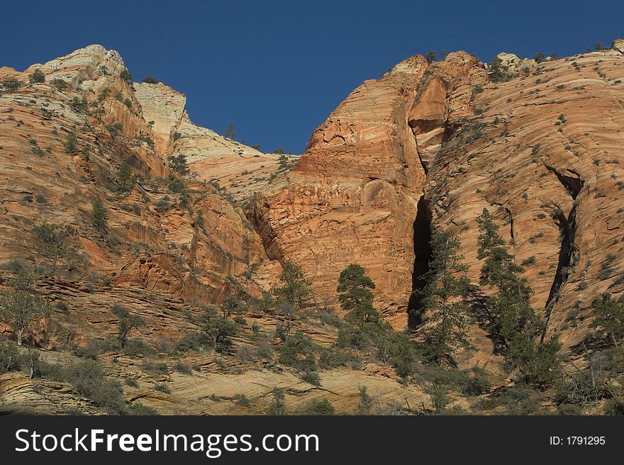 Mountains in Zion National Park