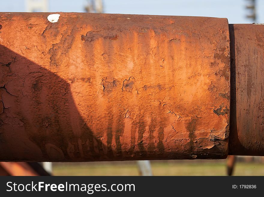 Rusty orange iron grunge background. Rusty orange iron grunge background