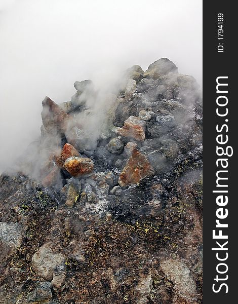 Volcanic mud in Iceland, Hverarond