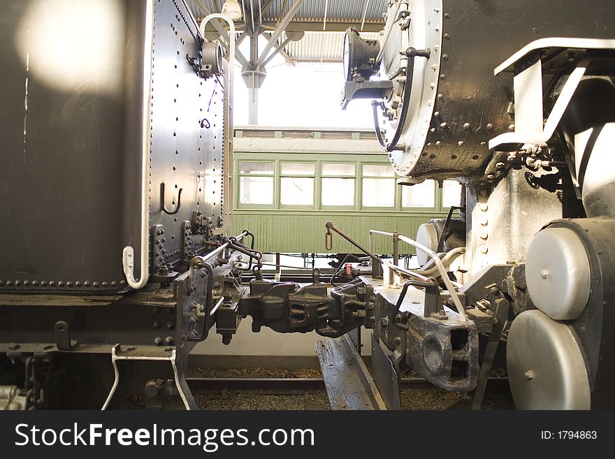 Clamp of an old Steam locomotive. Clamp of an old Steam locomotive