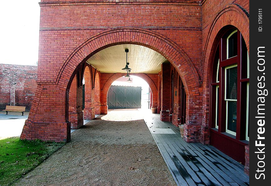 This former railway station is now a transportation museum