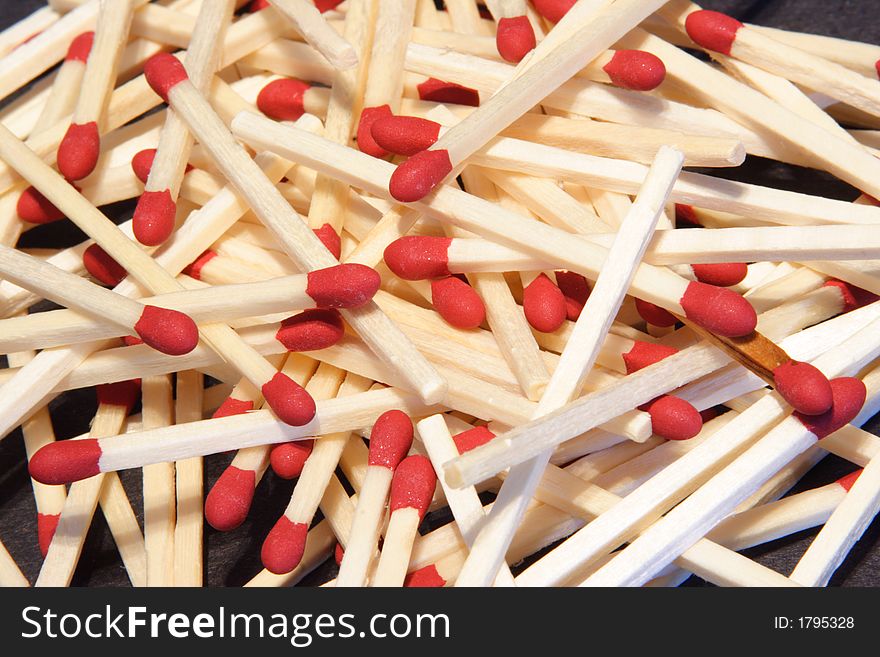 Piles Of Match Sticks