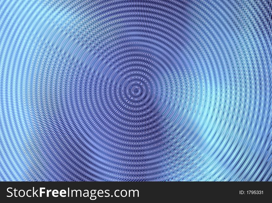 Abstract hypnotic blue 3D background. Abstract hypnotic blue 3D background