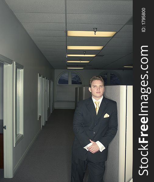 Businessman standing