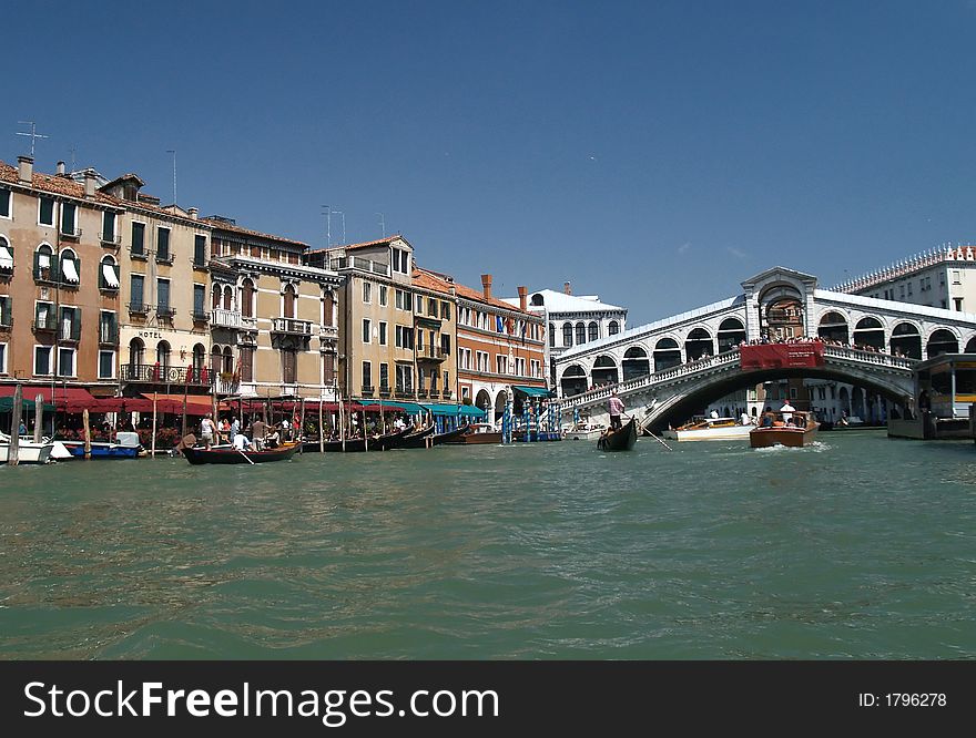 Grand canal in venice, Italy. Grand canal in venice, Italy