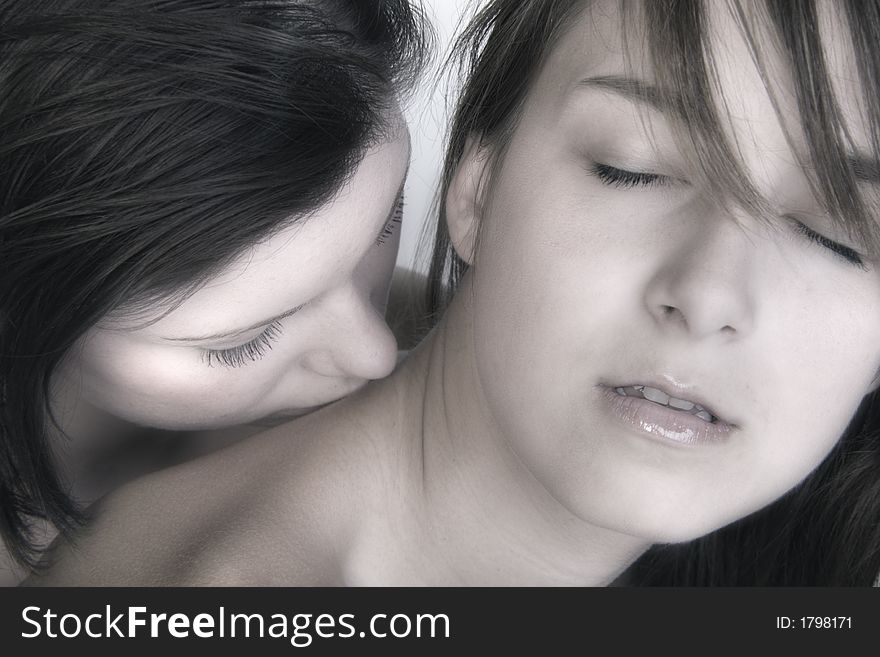 2 Ladys Kissing Free Stock Images Photos 1798171