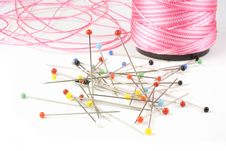 Pink Thread Royalty Free Stock Photography