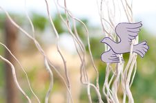 Paper Dove Stock Image