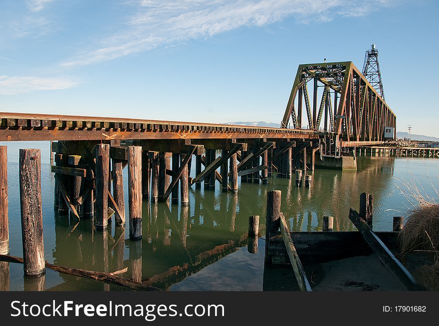 Railroad Birdge Over Swinomish Channel