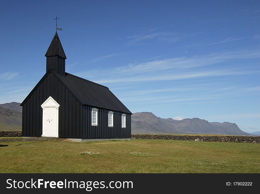 The Black Church At BÃºÃ°ir, Iceland