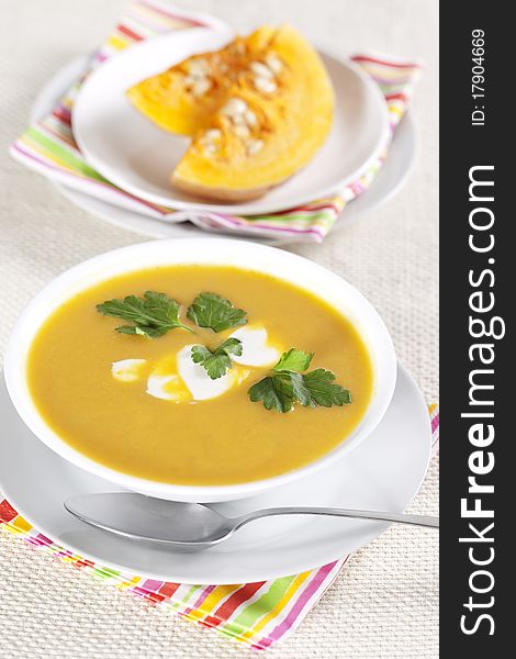 Pumpkin soup