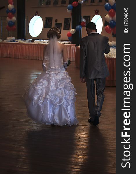 Happy pair of a newly-married couple A series of wedding pictures. Happy pair of a newly-married couple A series of wedding pictures.