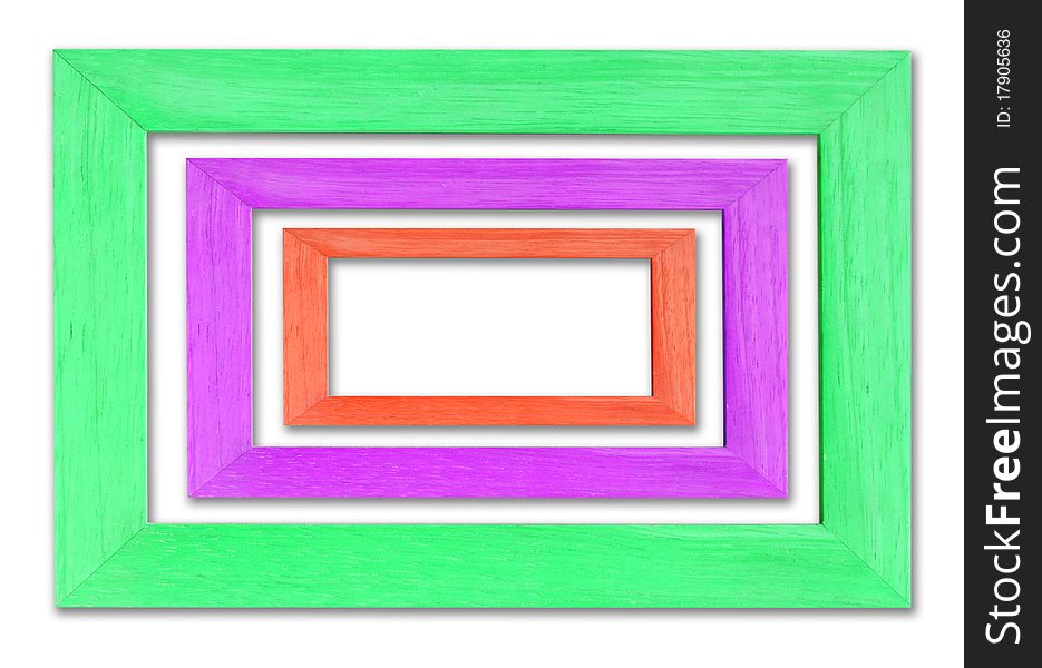 Set of color frame