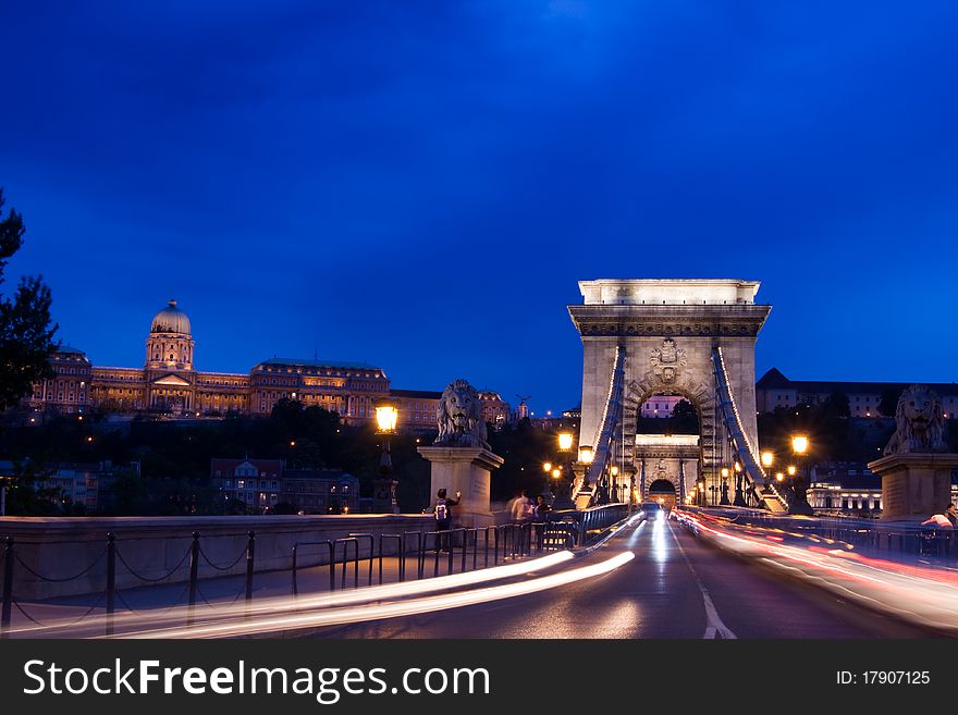 Night lights in Budapest-Hungary-Europe