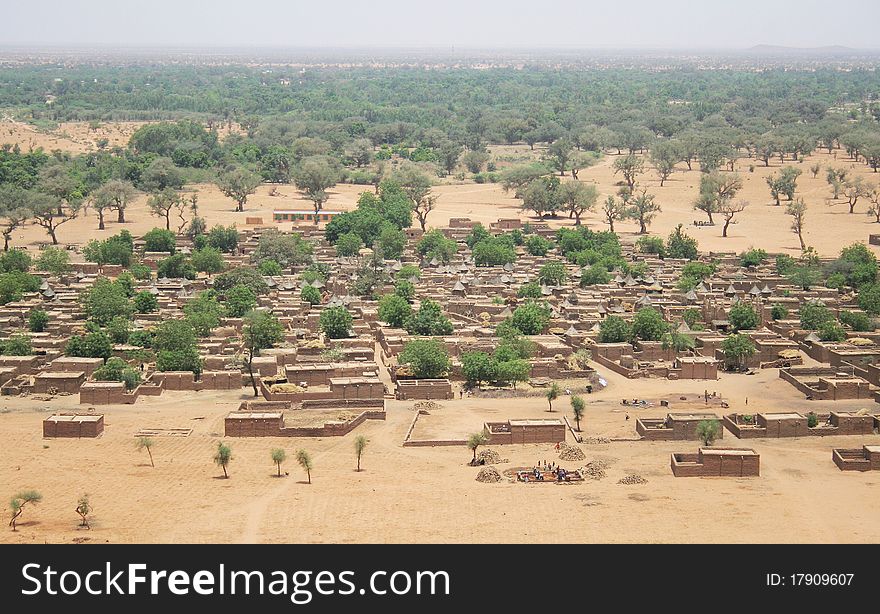 View from Bandiagara Fault - Mali