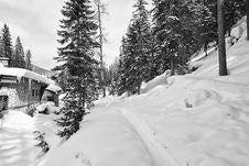 Snow On The Dolomites Mountains, Italy Royalty Free Stock Photos