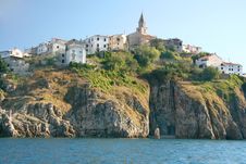 An Old Church On An Island In Croatia Royalty Free Stock Image An Old Church On An Island In Croatia Royalty Free Stock Image
