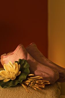 Massage Set In Spa Center Stock Photo Massage Set In Spa Center Stock Photo
