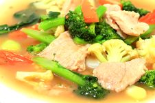Thai Style Noodles With Vegetables Stock Images Thai Style Noodles With Vegetables Stock Images