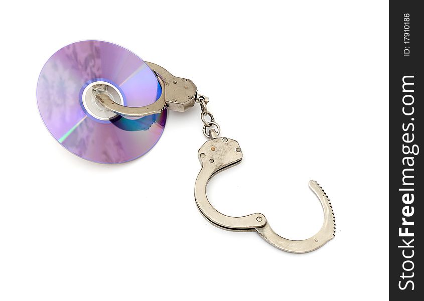 Cd with handcuffs