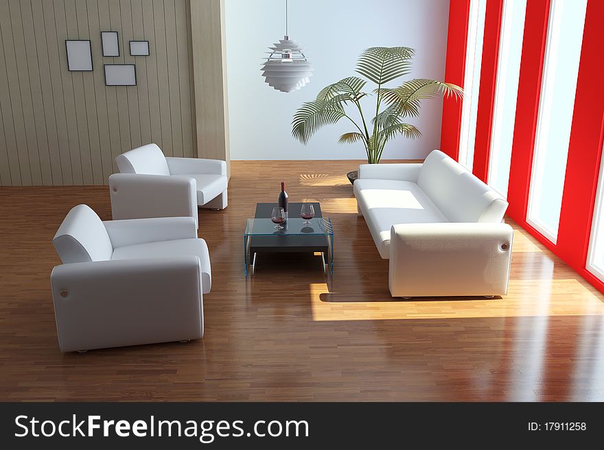 Indoor Contemporary Sitting Room