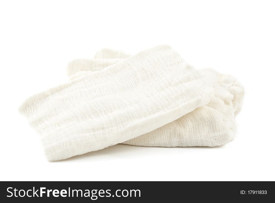 White texture of medical bandage