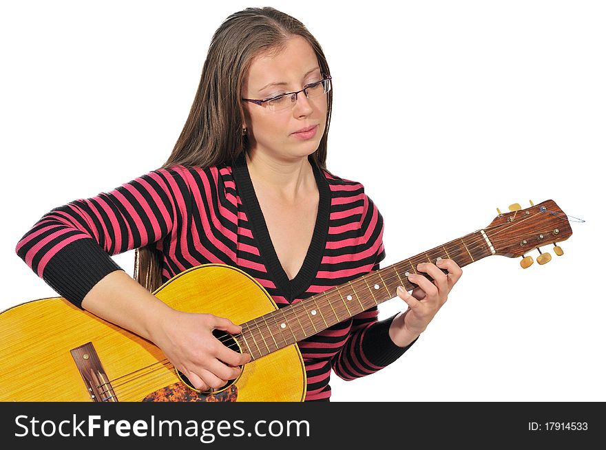 Girl with guitar