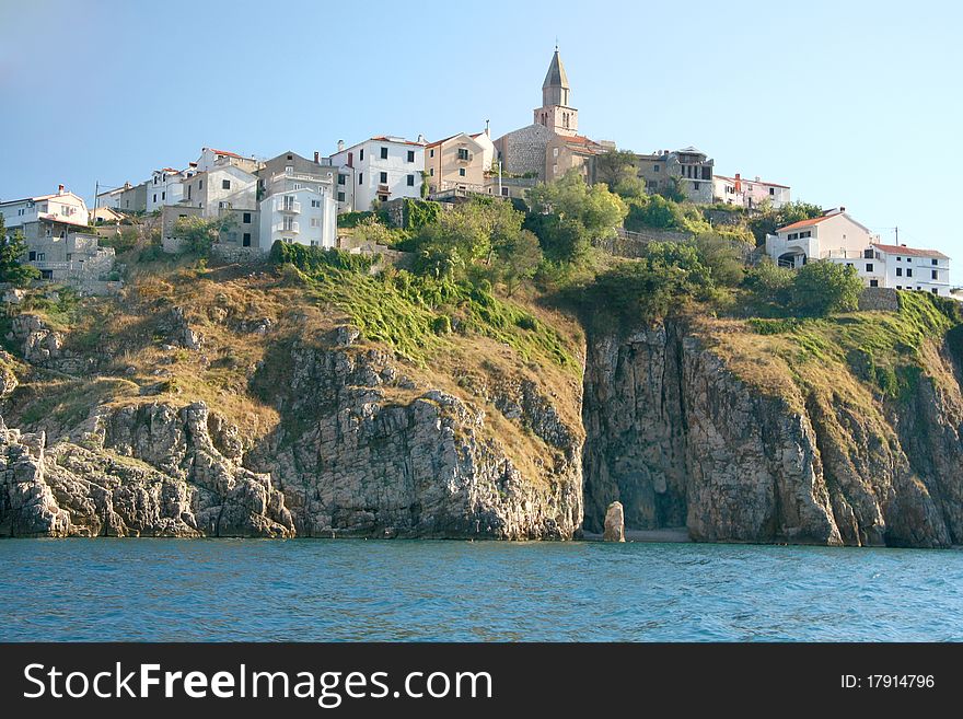 An Old Church On An Island In Croatia