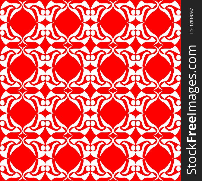 Seamless red floral pattern background excellent. Seamless red floral pattern background excellent