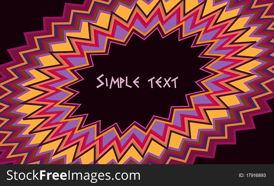 Patterned background with colorful toothed shapes. Patterned background with colorful toothed shapes
