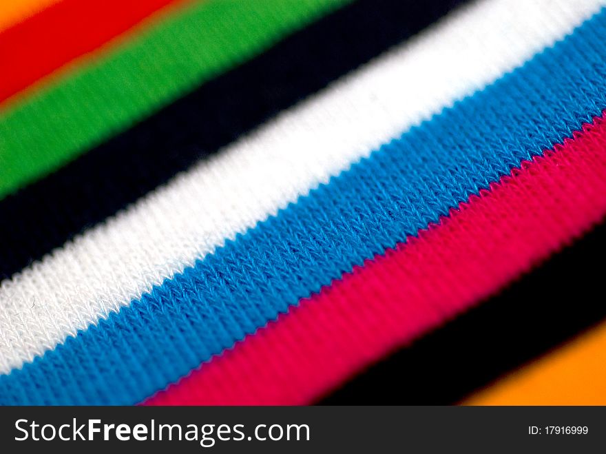 Close up shot of colorful multicolored textile. Close up shot of colorful multicolored textile