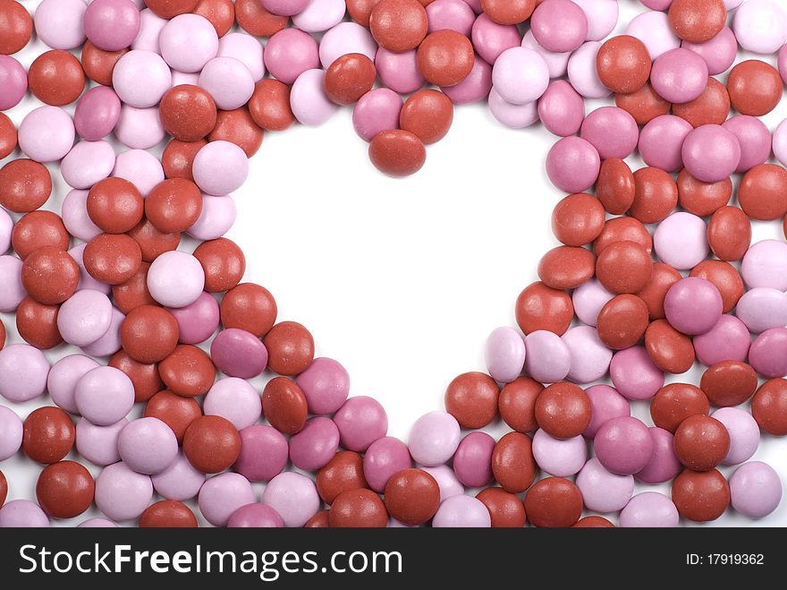 Valentine Candy Heart Frame