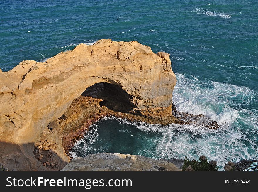 Stone Arch. Famous Rock Formations. Great Ocean Ro