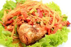 Thai Papaya Salad Royalty Free Stock Photo Thai Papaya Salad Royalty Free Stock Photo