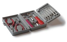 A Set Of Tools In The Box. Stock Photography