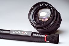 Pencil For Optics Stock Photography