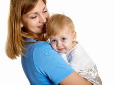 Young Mother Having Fun With Her Little Son Stock Photo Young Mother Having Fun With Her Little Son Stock Photo
