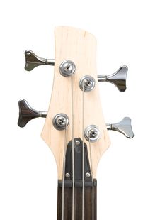 Bass Guitar Fingerboard Head With Pins And Strings Stock Images Bass Guitar Fingerboard Head With Pins And Strings Stock Images