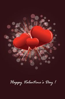 Valentine S Day Postcard Royalty Free Stock Images Valentine S Day Postcard Royalty Free Stock Images