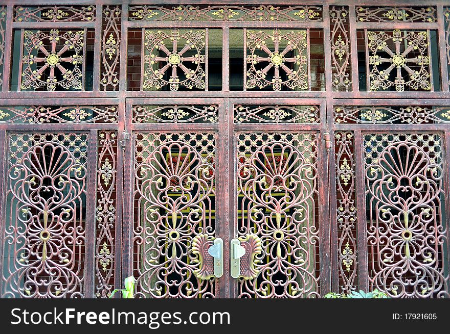 The Wood Grain Of Iron Gate