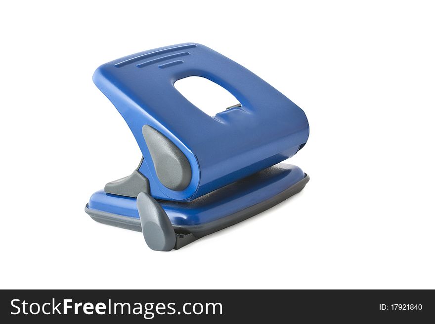 Hole office puncher isolated on white background with clipping path