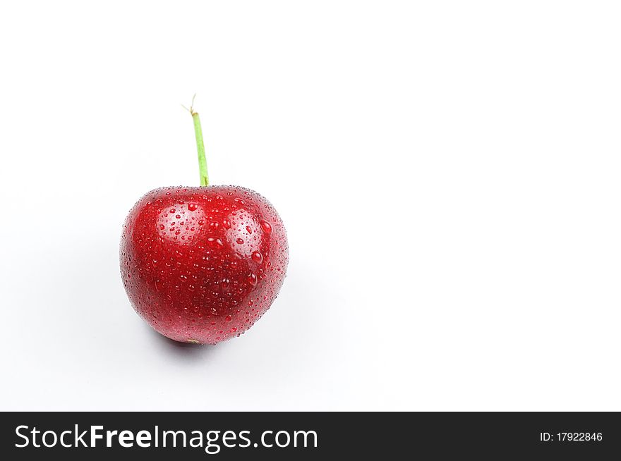 A isolated cherry