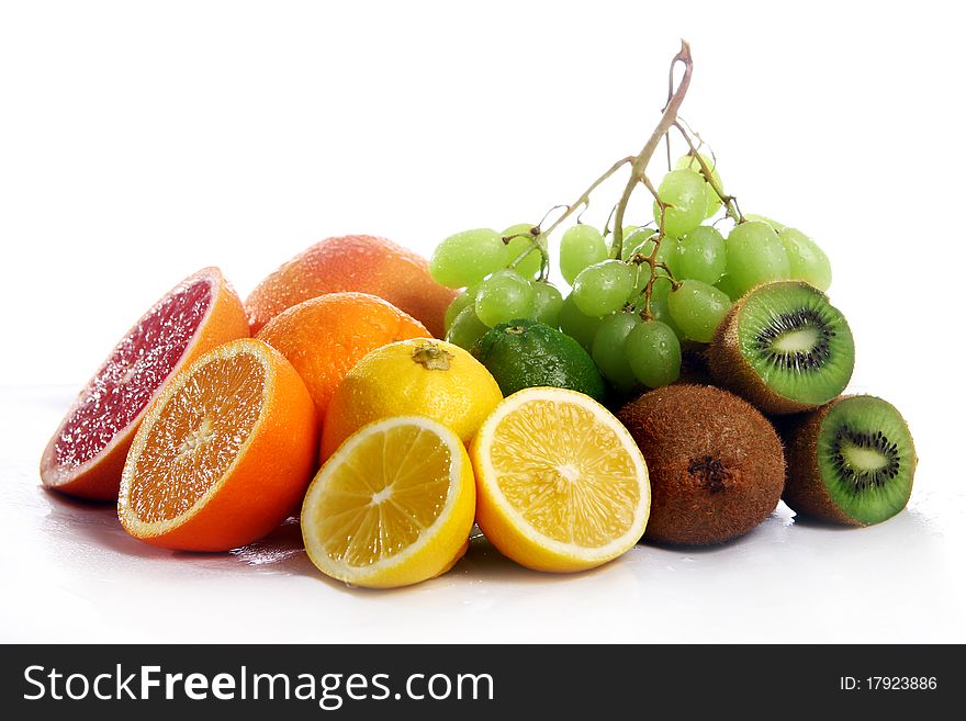 Fresh Fruits Isolated