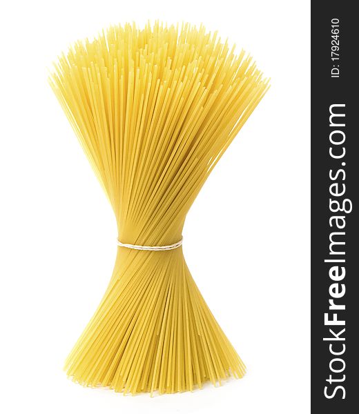 Spaghettis On White Background