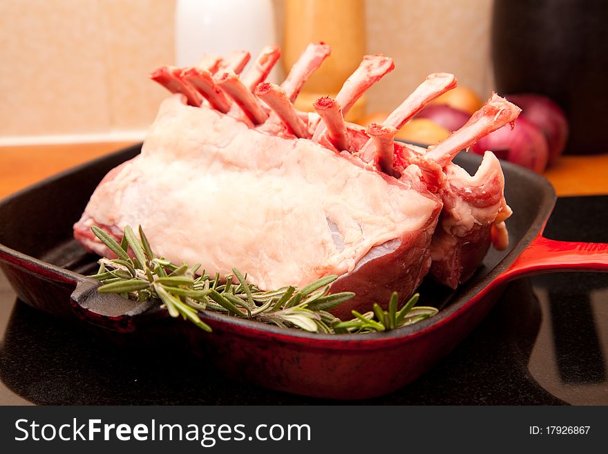 French Dressed Rack Of Lamb