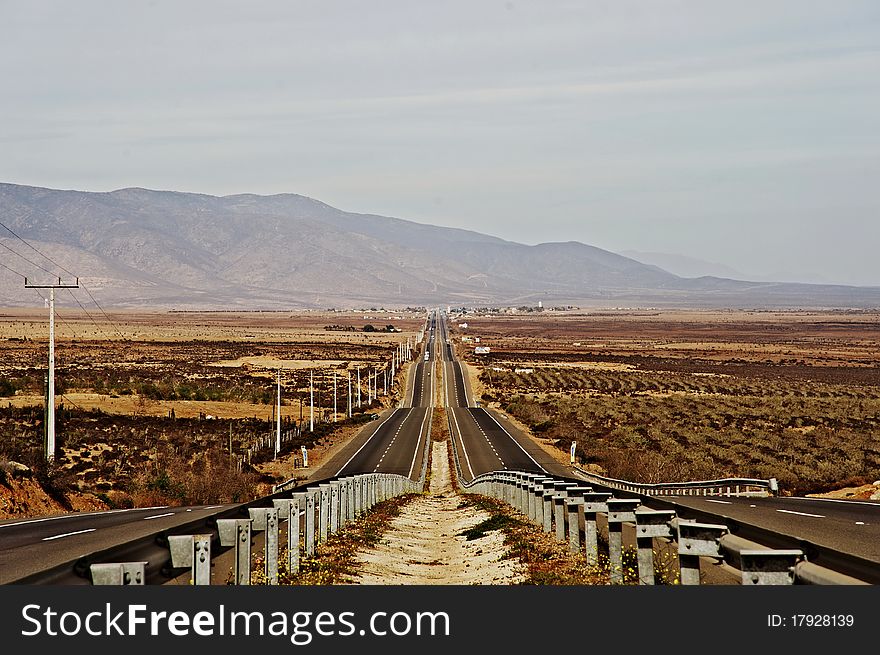 Pan-American Highway. Chile travel road landscape