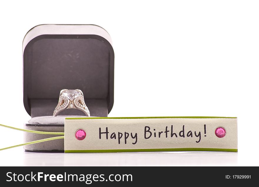 Romantic Birthday Gift with a Ring