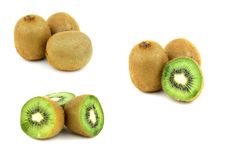 Collection Of Kiwi Fruits Isolated On White Backgr Royalty Free Stock Images Collection Of Kiwi Fruits Isolated On White Backgr Royalty Free Stock Images