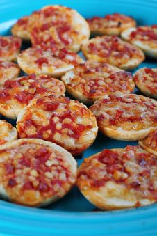 Bagel Bite Pizza Snacks Vertical Royalty Free Stock Photography Bagel Bite Pizza Snacks Vertical Royalty Free Stock Photography